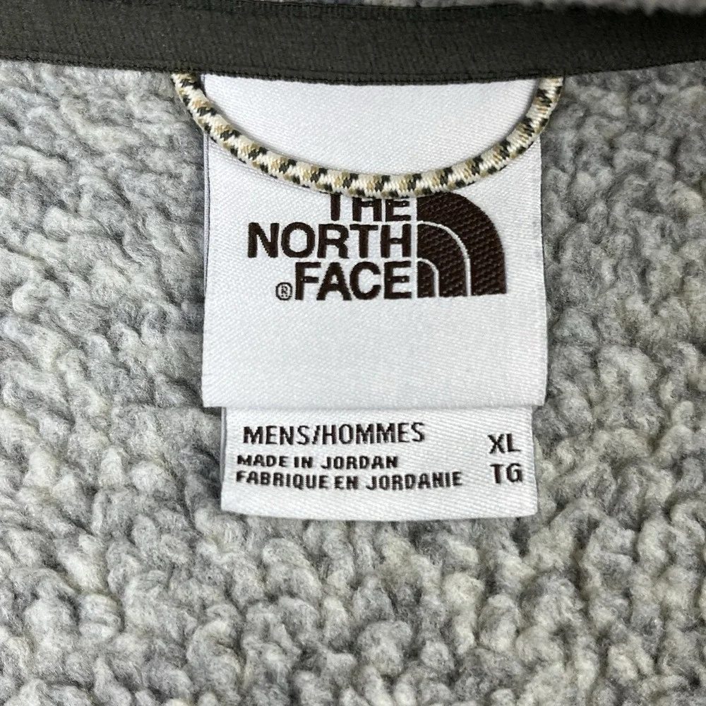 The North Face Gordon‎ Lyons Heavyweight Full-Zip Fleece Jacket XL Oatmeal
